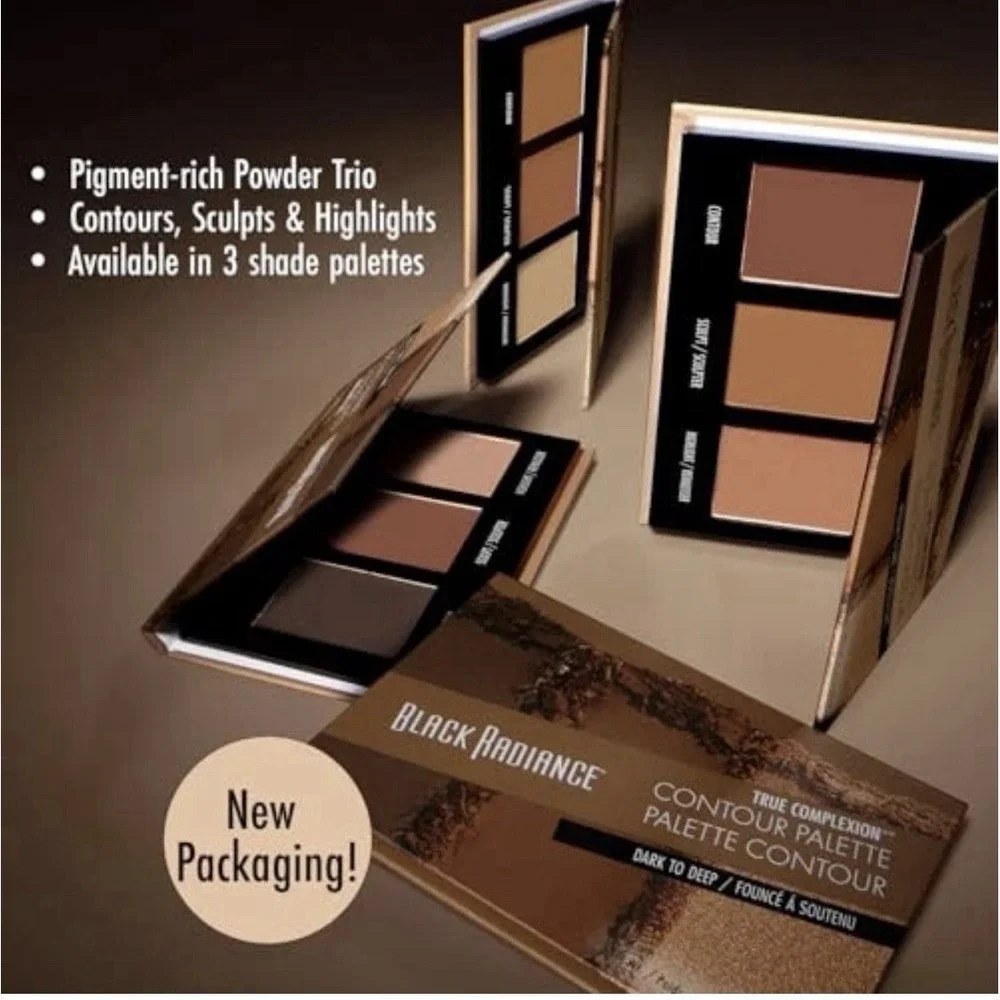 Black Radiance True Complexion Contour Palette Medium to Dark 0.38 Ounce